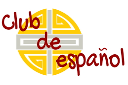 a picture with the words Club de Espanol and a artistic sun behind 